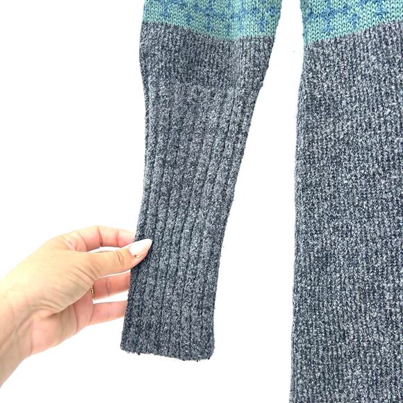 Peruvian Connection Knit Long Sleeve Dress Wool Alpaca Pima Cotton XS Fair Isle - Picture 6 of 10